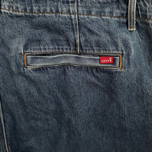 Levis Premium XL Size 33 Chino Womens Trouser Jeans Big Yikes Medium Wash - Picture 5 of 8